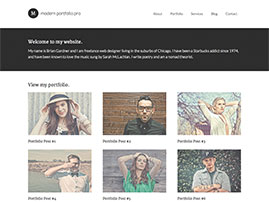 Modern-Portfolio-Pro Thema